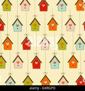 house building beautiful beauteously nice houses graphic bird flower plant birds summer summerly Stock Vector