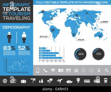 chart tourism diagram traveling statistic statistics railway locomotive train engine rolling stock Stock Vector