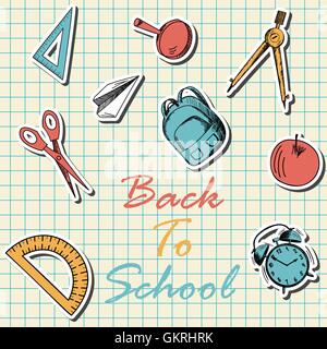 Back to school Stock Vector