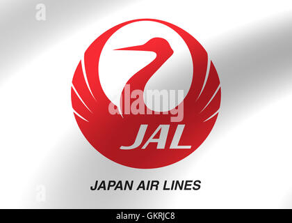 Japan Air Lines logo Stock Photo