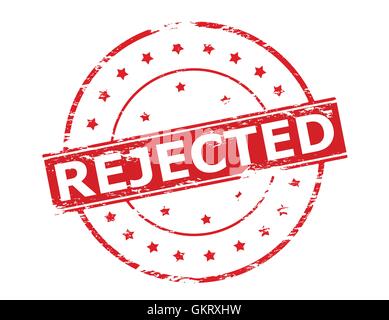 Rejected Stock Vector
