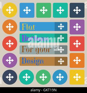 Deploying video, screen size Stock Vector