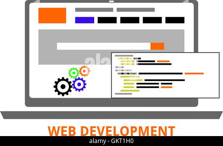 vector - web development Stock Vector