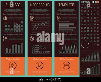 Business Infographic Template. Stock Vector