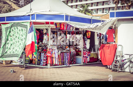 Alicante, Spain - SEPTEMBER 2015: Souvenir shop Stock Photo