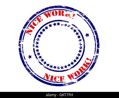 Nice work Stock Vector