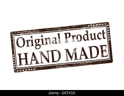 Original product hand made Stock Vector