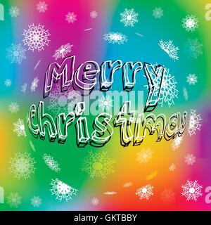 Christmas background with snowflakes. Stock Vector