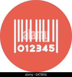 Barcode thin line icon Stock Vector