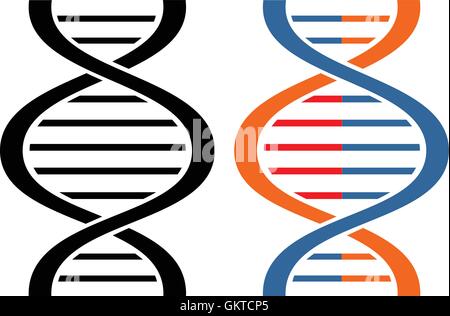 DNA icon Stock Vector