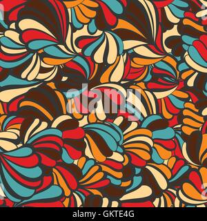 sea shell vector pattern on a background. Stock Vector