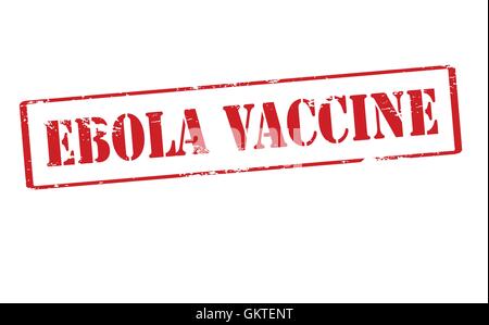 Ebola vaccine Stock Vector