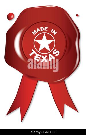 Made In Texas Stock Vector