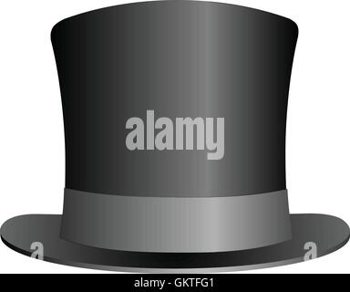 Black top hat Stock Vector Image & Art - Alamy