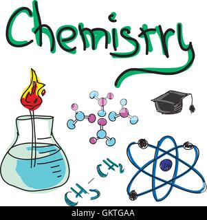 Colored picture with symbols. Vector illustration Stock Vector