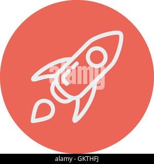 Start-up thin line icon Stock Vector
