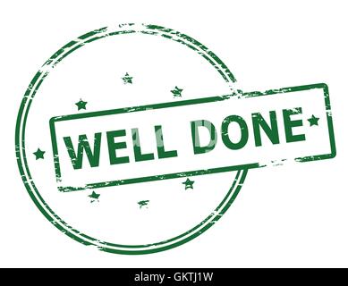 Well done Stock Vector