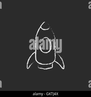 Business startup drawn in chalk Stock Vector