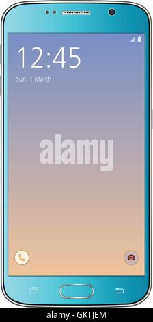 Modern mobile phone Stock Vector