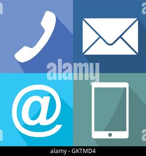Contact us Stock Vector