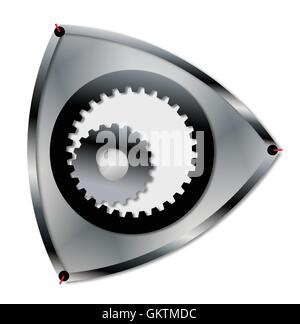Rotary Engine Rotar Stock Vector