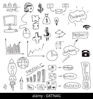 Graphical symbols on white. Vector illustration Stock Vector