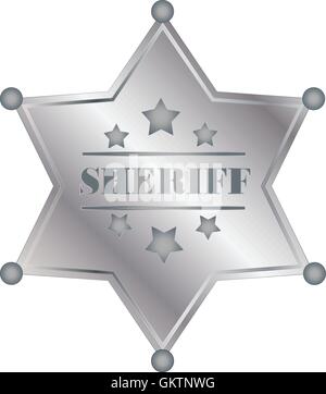 sheriff badges Stock Vector
