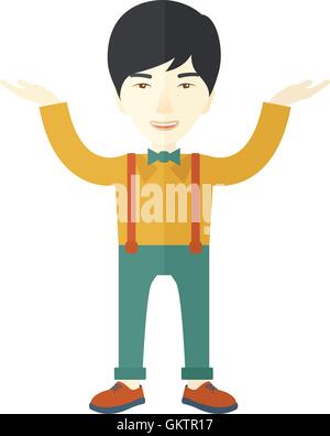 Young man failed. Stock Vector