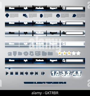 set of WEB design elements templates Stock Vector