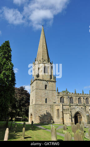 St Mary's Church, Masham, North Yorkshire, England, UK Stock Photo