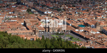 Plaza De Armas, Cusco, Peru Stock Photo