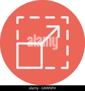 Responsive design thin line icon Stock Vector