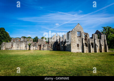 Netley Abbey, a ruined 13th century medieval monastery, near Southampton, Hampshire, England, UK Stock Photo