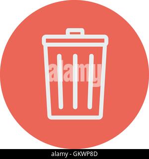 Recycle bin linear icon. Dustbin thin line illustration. Wastebasket  contour symbol. Vector isolated outline drawing 4618645 Vector Art at  Vecteezy