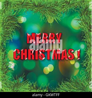 Christmas Greeting Card. Stock Vector