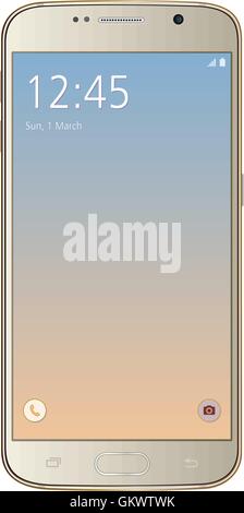 Modern mobile phone Stock Vector