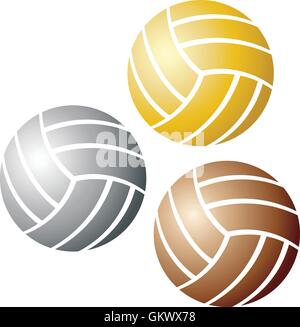 Volleyball ball Stock Vector