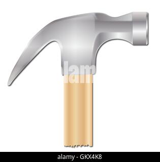 Claw hammer isolated. Vector illustration Stock Vector Image & Art - Alamy