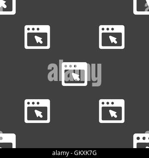the dialog box icon sign. Seamless pattern on a gray background. Vector Stock Vector