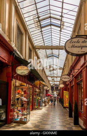 Lyon 2e arr. Passage de l'Argue in in the Bellecour quarter in Lyon city. Rhone department. Rhone-Alpes. France Stock Photo