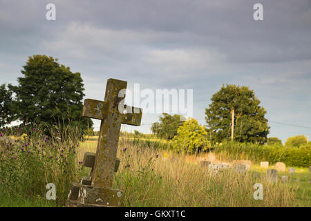 Blaxhall cemetery in Blaxhall Suffolk England Stock Photo