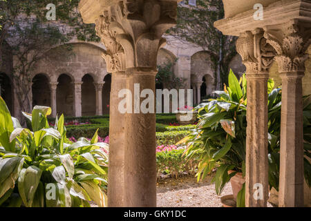 The asylum at St Paul de Mausole Monastery on the outskirts of St. Remy-de-Provence in France Stock Photo