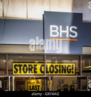 BHS Closing down sale, York, August 2016. Stock Photo