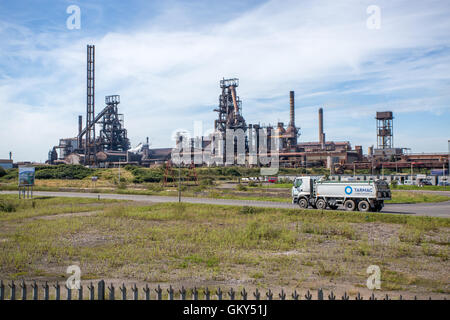 A view of Port Talbot steel works Stock Photo