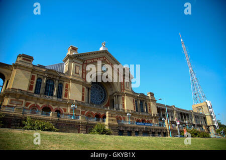 Alexander Palace, North London, UK. 24th Aug, 2016. Blue skies over Alexander Palace as mini heat waves hit London. Credit:  Dinendra Haria/Alamy Live News Stock Photo