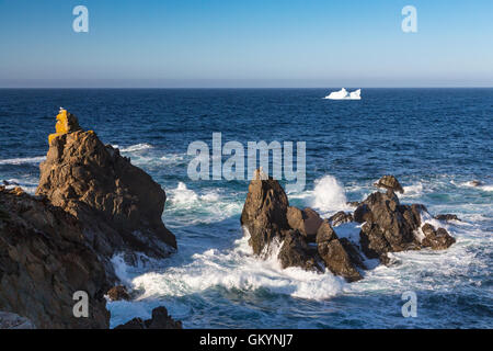 The rugged Cape Bonavista coastline in Newfoundland and Labrador, Canada. Stock Photo