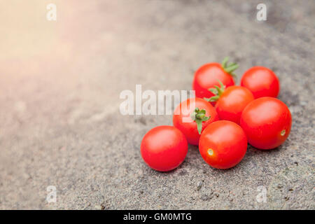 Image of ripe cherry tomatoes. Stock Photo