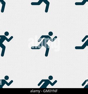 running pictogram icon Stock Vector Image & Art - Alamy