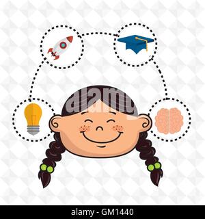 girl student idea avatar icon Stock Vector Image & Art - Alamy