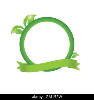 Green eco friendly background - abstract paper leaves Stock Vector